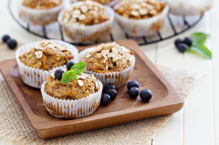 Orange-Cranberry Hemp Muffins
