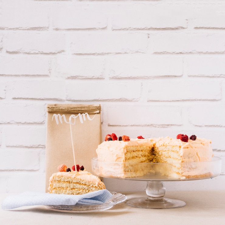 Peach and Wild Blueberry Cake (Gluten-Free)