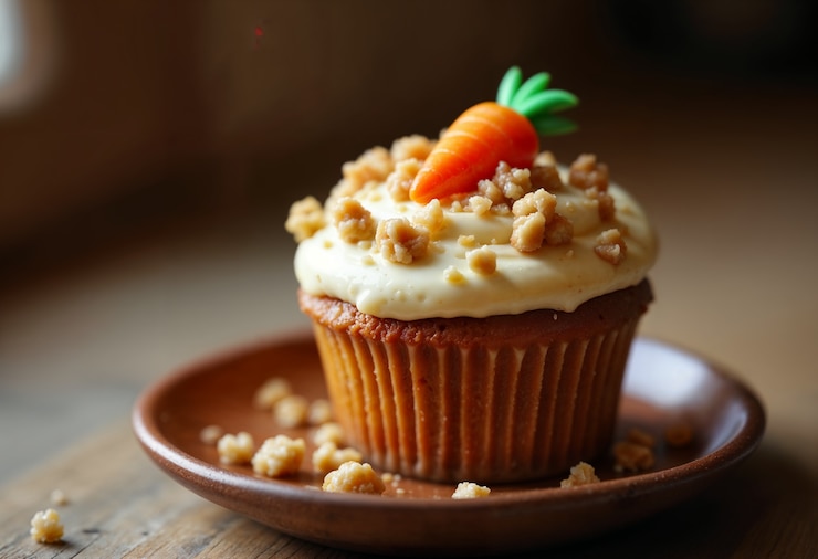 Nutritious Carrot Cake Muffins