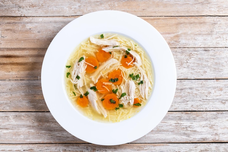 Roasted Chicken and Noodle Soup