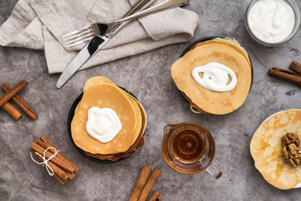 Protein Pancakes with Gingerbread Flavor